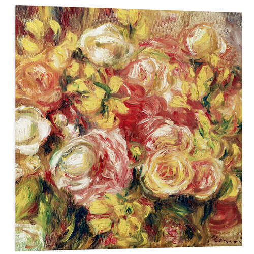 Foam board print Roses I