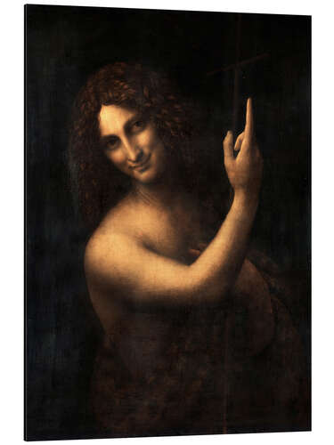 Aluminium print Saint John the Baptist