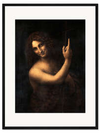 Gerahmter Kunstdruck Johannes der Täufer