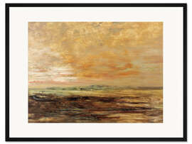 Gerahmter Kunstdruck Landschaft