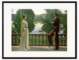 Framed art print Nordic Summer Evening