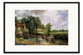 Gerahmter Kunstdruck Der Heukarren