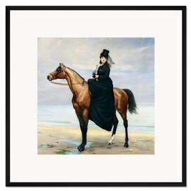 Gerahmter Kunstdruck Mademoiselle Croizette