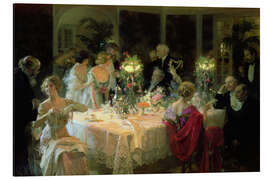 Magnettafel Das Ende des Abendessens