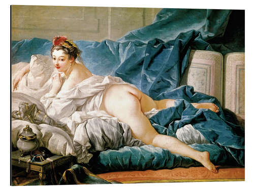 Aluminium print The Odalisque