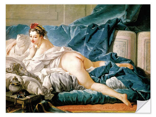 Selvklæbende plakat The Odalisque