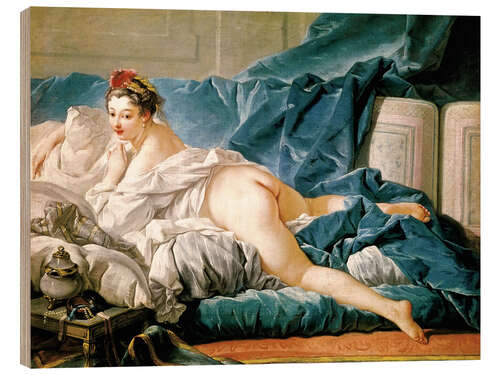 Hout print The Odalisque