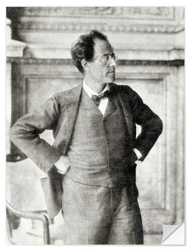 Autocolante decorativo Gustav Mahler