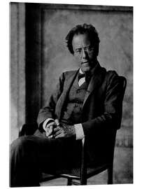 Acrylic print Gustav Mahler