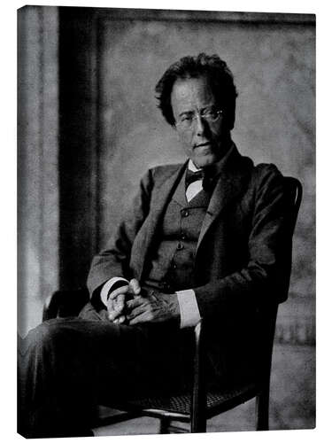 Canvas print Gustav Mahler