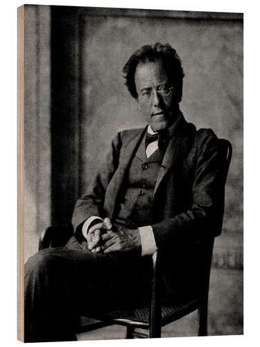 Holzbild Gustav Mahler