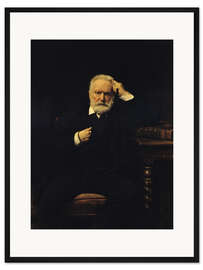 Gerahmter Kunstdruck Porträt von Victor Hugo