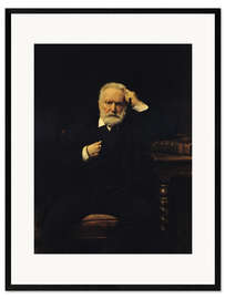 Impresión de arte enmarcada Retrato de Victor Hugo