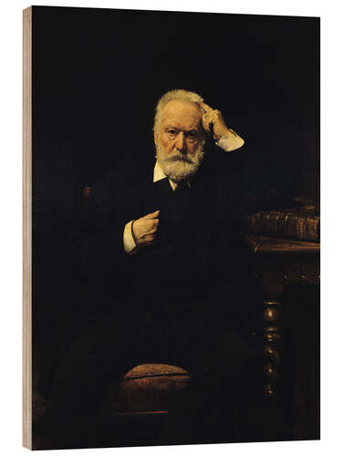 Puutaulu Portrait of Victor Hugo