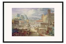 Gerahmter Kunstdruck Eine Szene aus dem Antiken Rom