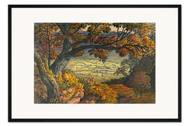 Gerahmter Kunstdruck Dichter Wald von Kent