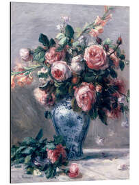 Magnettafel Vase mit Rosen