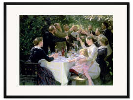 Gerahmter Kunstdruck Hip, Hip, Hurra!