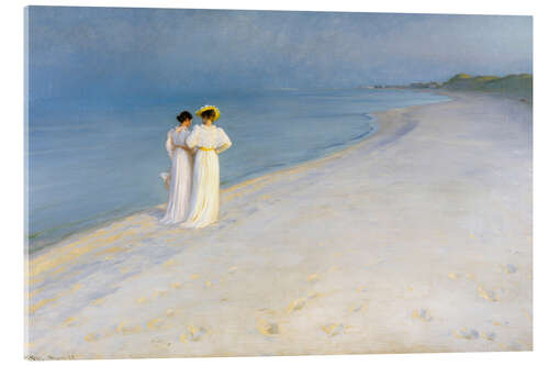Acrylic print Summer Evening on Skagen's Southern Beach