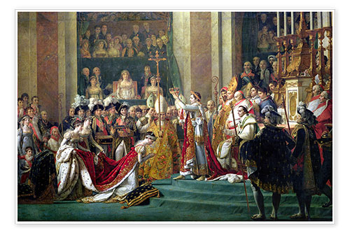 Plakat Koronacja Napoleona