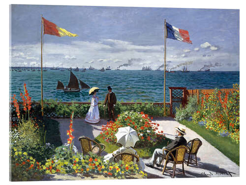 Acrylglasbild Die Terrasse von Saint-Adresse