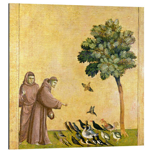 Aluminium print St. Francis of Assisi Preaching to the Birds