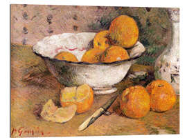 Tableau en plexi-alu Nature morte aux oranges