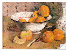 Sticker mural Nature morte aux oranges