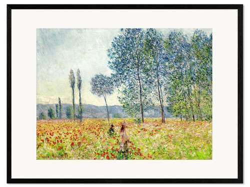 Plakat artystyczny premium w ramie Sous les Peupliers
