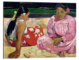 Magnettafel Tahitianische Frauen am Strand