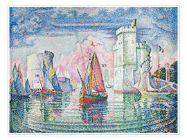Obraz  The Port at La Rochelle - Paul Signac