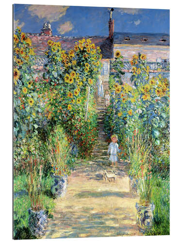 Gallery print De tuin van Monet in Vétheuil