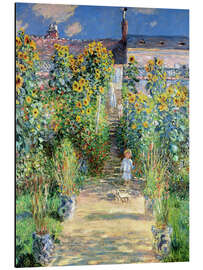 Magnettafel Garten in Vétheuil - Claude Monet