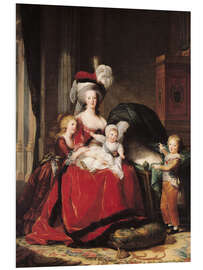 Foam board print Marie Antoinette and Her Children