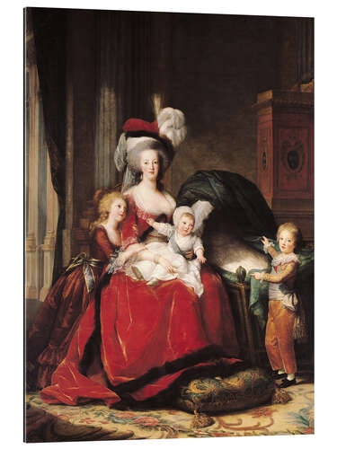 Galleritryk Marie Antoinette and Her Children