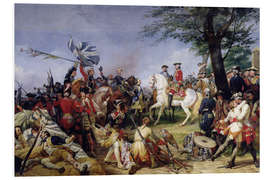 Foam board print The Battle of Fontenoy