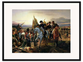 Gerahmter Kunstdruck Schlacht von Friedland