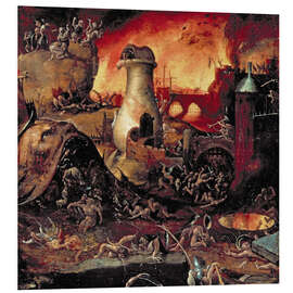 Hartschaumbild Die Hölle, 1505