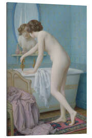 Gallery print Young woman takes a bath