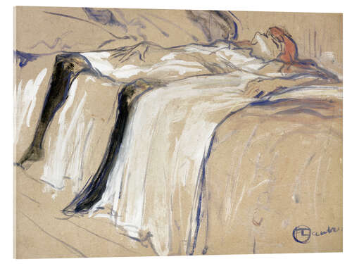 Cuadro de metacrilato Woman lying on her Back - Lassitude