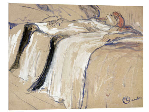 Gallery print Woman lying on her Back - Lassitude