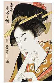 Foam board print Portrait of the heroine Kyoto, Itoya