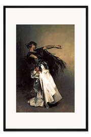 Gerahmter Kunstdruck Die spanische Tänzerin