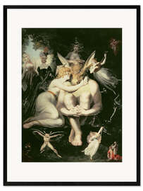 Gerahmter Kunstdruck Titania erwacht