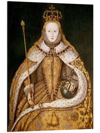 Magnettafel Königin Elisabeth I. in Krönungskleidern