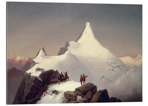 Galleritryk View of the Grossglockner mountain