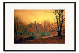 Gerahmter Kunstdruck Das Geisterhaus