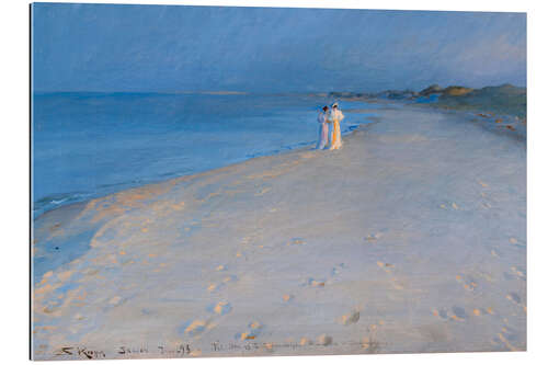 Gallery print Summer evening at Skagen's Southern Beach, Anna Ancher and Marie Krøyer