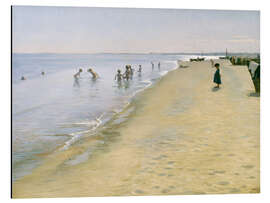 Magnettafel Sommertag am Südstrand von Skagen