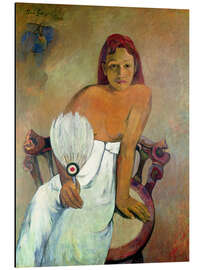 Magnettafel Mädchen mit Fächer